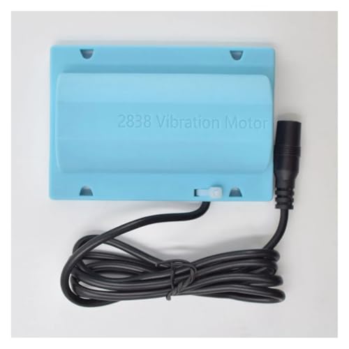 Motor de vibración plano de 12 V y 5000 rpm con fuente de alimentación para silla de masajes y almohadillas masajeadoras miniatura 3