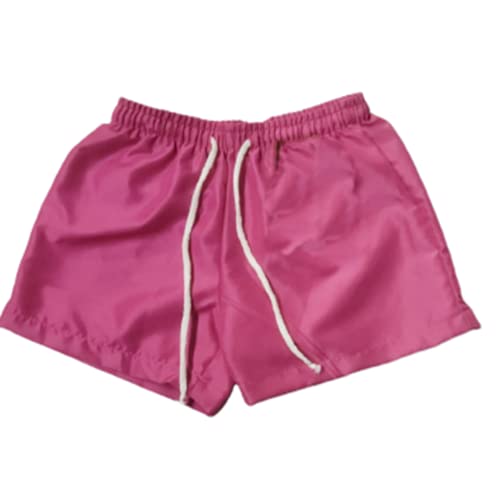 Shorts Feminino Infantil Juvenil Cor:Pink;Tamanho:12