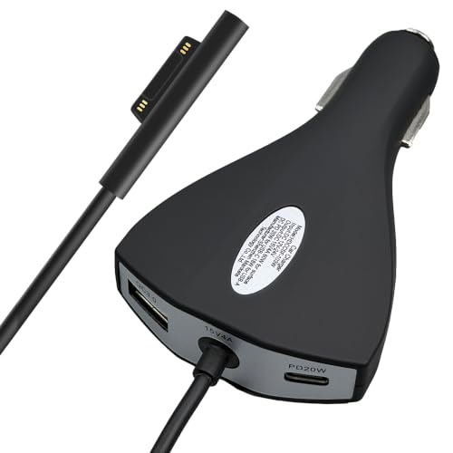 Amazon.co.jp: Sisyphy Surface Pro 車載充電器 65W 15V4A USB-A&C