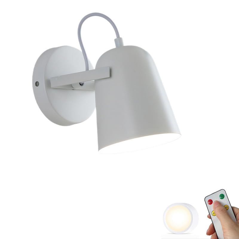 Aplique de granero inalámbrico para interiores con iluminación LED y carga USB