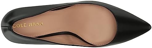 Cole Haan Women's Mylah Heel Pump 75MM, Black Leather, 8 | Image 4