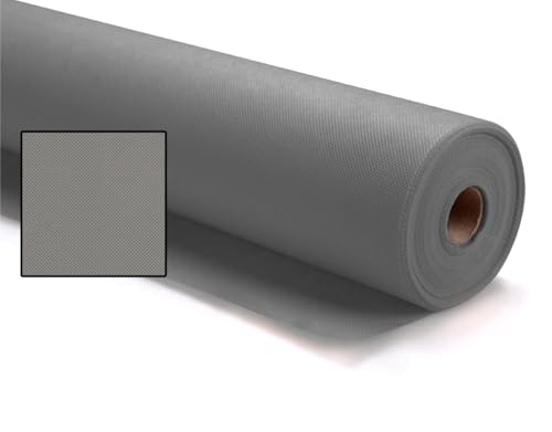 Tela TNT sin tejer | Entretela para Confeccion Costura Hosteleria Manualidades | Tejido polipropileno | Venta por metros - Gris Plata