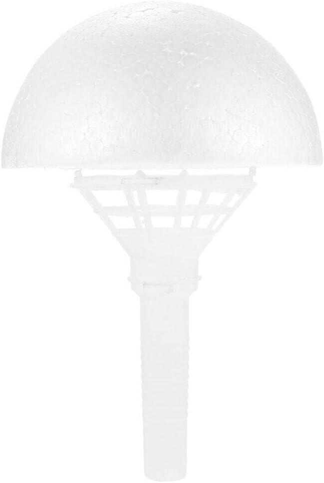 Abaodam Bridal Bouquet Holder Foam Floral Dome Shape Lightweight Durable Flower Handle for Wedding Party Bride DIY Arrangement 8.46X5.90X5.90 Inch