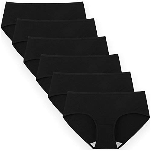 ZTFYKLIN Bragas Sin Costuras Mujer Tentación De Lencería 6 Cintura Piezas Interior Íntimos Cómodos (Black, M) Deportivas Braguitas Rojas Niña Panty Reductor Ropa Sexy para Cuello Algodon Burdeos