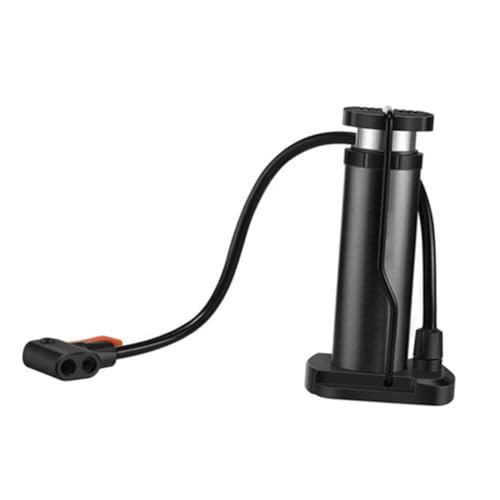 TOGEVAL 自転車用フットポンプ 空気圧対応 アルミ合製 耐久性 多用途ヤエアポンプ バイク 風船対応 携帯便利