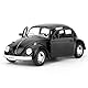 imtfzct 1/36 Volkswagen Käfer (VW Beetle) Casting Auto Modell, Zinklegierung Spielzeug Auto für Kinder, Zurückziehen Fahrzeuge Spielzeug LKW für Kleinkinder Kinder Jungen Mädchen Geschenk Black