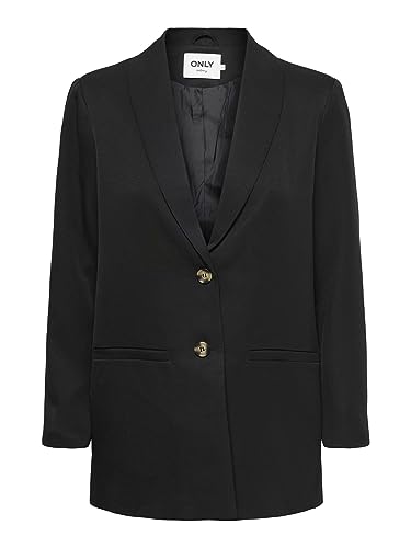 Only Onllippa-Frey L/S Loose Blazer TLR, Nero