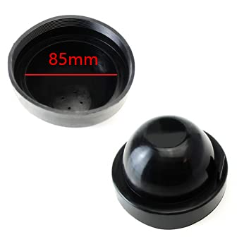 Xotic Tech 85mm Housing Dust Seal Cap Rubber Dustcover for Aftermarket Xenon Light LED Retrofit (3.34