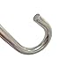 YLXSS Heavy Duty 304 Stainless Steel S-Hook, 2/5in Solid S-Bar Hitch, Kitchenware Crossbar Hook S-Hitch (Dia.2/5in/10mm-2PCS)