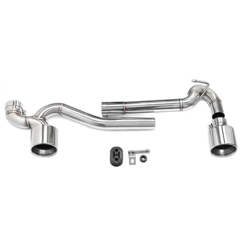Tuyau d'échappement double pour BMW E92 E90 318i 320i en acier inoxydable