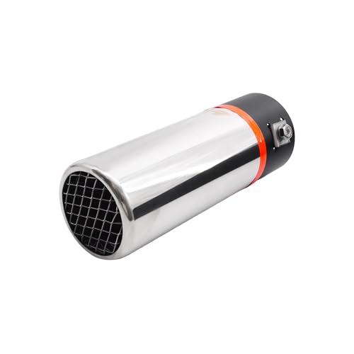 Simoni Racing TRX/116 Terminale di Scarico Universale, Uscita Singola Dritta 60 mm, Acciaio in Inox