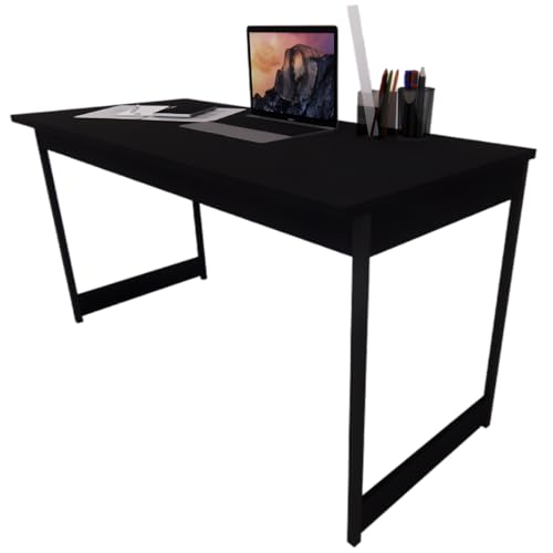 Mesa Estilo Industrial Guto 1,35 Metros Escritório Escrivaninha C...