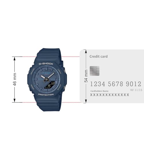 Image of Casio G-Shock Women GMA-P2100BA-2ADR Analog-Digital Blue Watch Women (G1797)