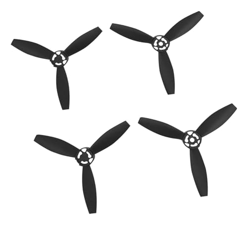 Hélices de repuesto for dron Parrot Bebop 2.0, 4 piezas, de liberación rápida, con tornillos, color negro, blanco y rojo(4PCS Black)