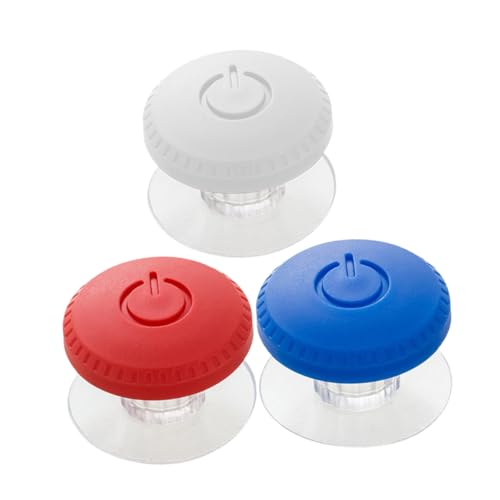 NUOBESTY 3 Piezas Tapas De Botones De Inodoro Tanque Decoración Del Baño Botón Presentador De Botones Del Inodoro Herramientas Auxiliares De Baño Accesorios De Baño El Plastico