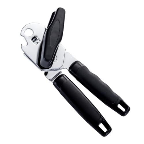 VINTORKY Handheld Can Opener Bottle Opener Compact Can Lid Cutter and Stainless Steel Material for Easy Use
