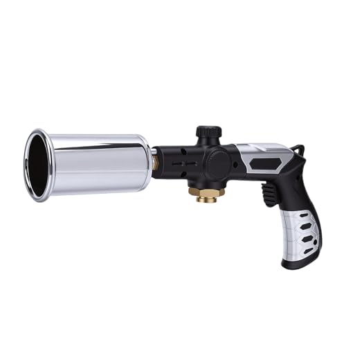 Zhjvihx Cabezal de Antorcha de Propano, Pistolas de Soplete de Cocina, Arrancador de Carbón, Antorchas para Parrilla con Encendedores, Llamas Ajustables para Cocinar, Soldar, Tanque de