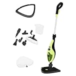 10 in 1 1500W Neo Hot Steam Mop Cleaner Floor Carpet Window Washer Hand Steamer with Mop Pad (Lime Green)