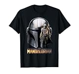 スターウォーズ マンダロリアンヘルメット ポートレート マッシュアップ Tシャツ