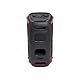 JBL PartyBox 110 - Schwarz – Trag - und rollbarer Bluetooth Party-Lautsprecher mit Lichteffekten – Spritzwassergeschützte, mobile Musikbox mit Akku