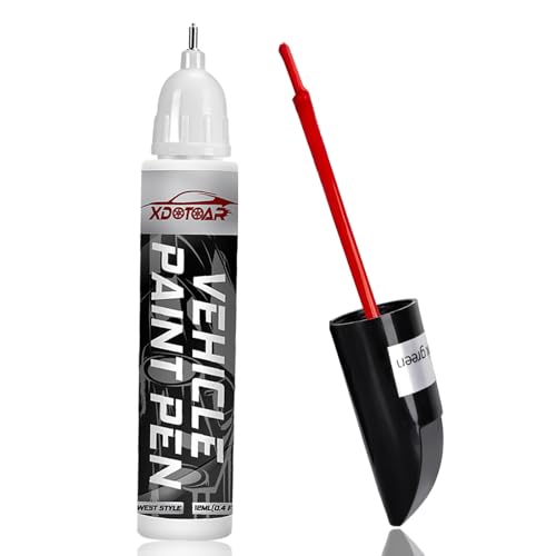 Pure Red Touch Up Paint for Cars, Color Accurate Car Touch Up Paint, Professional Automotive Scratch Repair, Lasting Auto Scratch Remover, Quick Drying, Easy to Use, Safe and Non-toxic