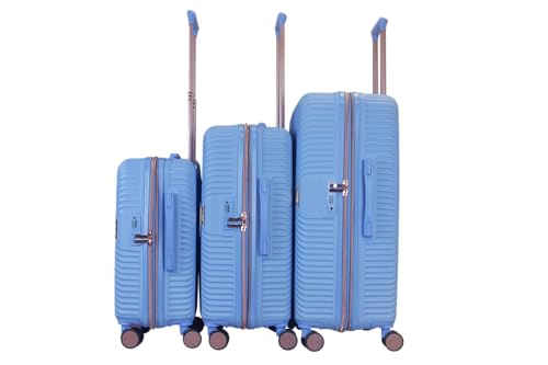 Luggage Set Hardshell 3 piece Lightweight Luggage (Persimmon Orange)3