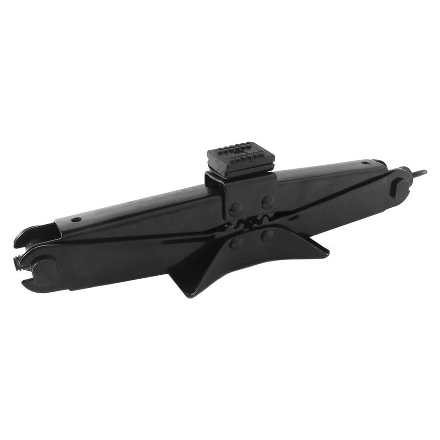 WEKGO Cric a Pantografo 1.5T | Sollevamento fino a 390mm | Base Antiscivolo |Maniglia Pieghevole