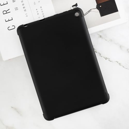 Funda y Protector de Pantalla para Amazon Fire HD 8 Plus 2020 10a Gen Vidrio Templado Negro 4