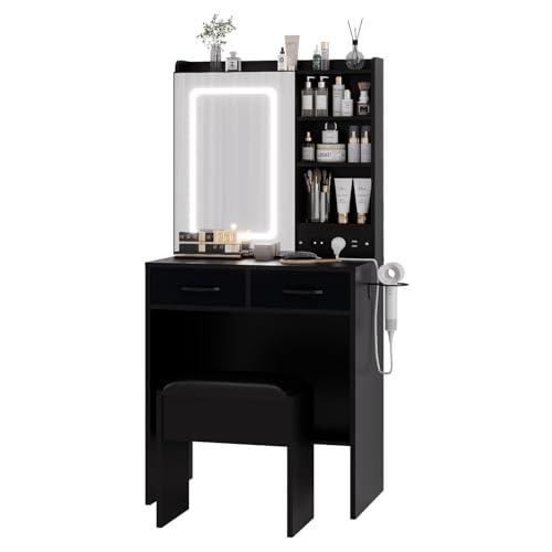 CherishCradle Tocador con Luces LED y Espejos