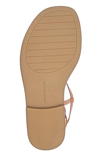 Kenneth Cole New York Women's Paros Flat Sandal, TAN, 84