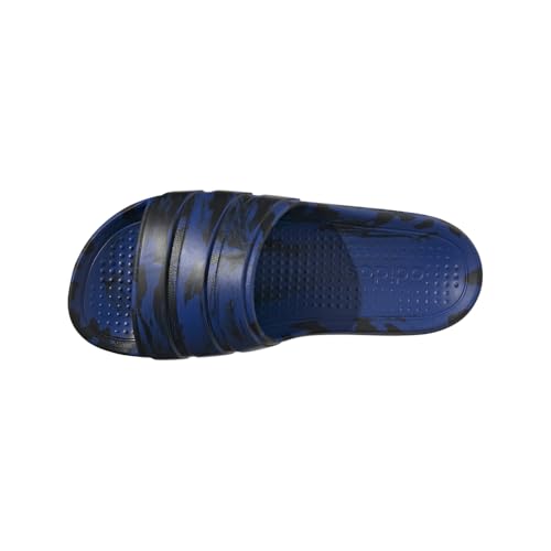 adidas Unisex-Adult Adilette Flow, Team Royal Blue/Black/Team Royal Blue, 10