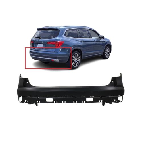 Image of FitParts Compatible with Honda Pilot 2016-2018 Rear Upper Bumper Cover | Ready to Paint, OEM 04715TG7A90ZZ, HO1114104
