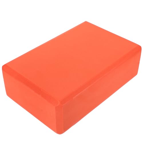 VANZACK High Density Eva Yoga Blocks for Pilates and Stretching Lightweight and Exercise Aid for Fitness Gym Workouts and Meditation Orange Color