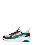 Puma - Trinity Lite JR, Zapatillas Unisexo, Cool Light Gray-Tropical Blue-Puma Black,