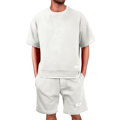 Shorts de sport homme ensemble deux pièces ample pour éviter la chaleur de l'été