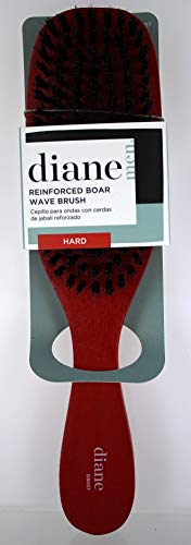 Diane Wave Firm Brush (reinforced Boar) #9007 Red, Boar bristles, reinforced bristles, detangles your hair, short hair, thick hair, long hair, straight hair, wavy hair, unisex, men and women, adults and kids, detangler, pulls out the knots in your ha