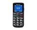 Panasonic KX-TU110EXB, 2G, unlocked, Seniorenhandy ohne Vertrag (Dual-SIM, Taschenlampenfunktion, große Tasten, Hörgerätekompatibel, SOS-Funktion), Schwarz