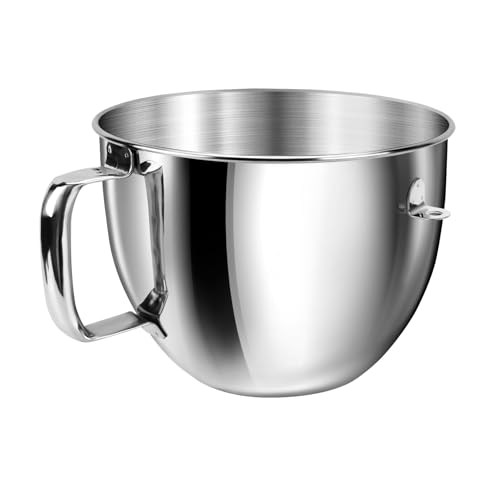 Tazón de Acero Inoxidable 6QT Compatible con KitchenAid