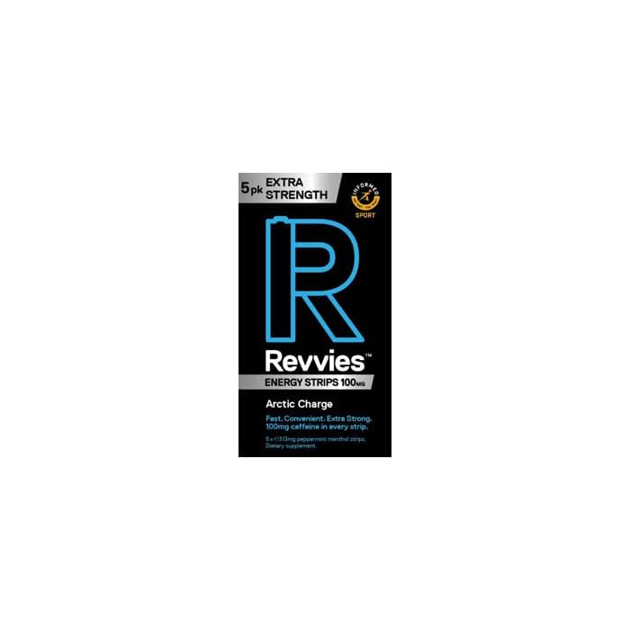 Buy Revvies Extra Strength Energy Strips Arctic Charge 100mg of