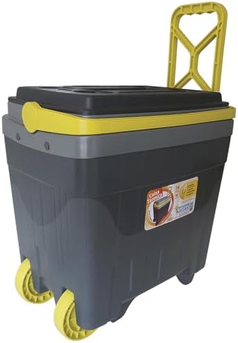 Caixa Térmica, 34 Litros, com Rodinha, Cinza - Antares