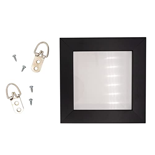 Image of 2-1 /8 inch x 7 /8 inch Zinc-Plated Heavy Duty D Ring Picture Hanger - Pack of 100 with Screws for Picture Frames & Mirrors