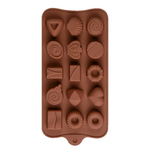 Gupcaqosjw Moldes para bombones, moldes de silicona para alimentos, formas divertidas, bonitos moldes para tartas, accesorios para hacer dulces, bandejas de silicona, molde antiadherente para hacer