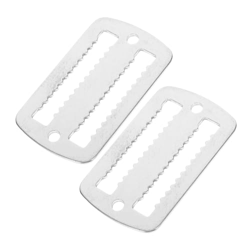 VANZACK Scuba Diving Lanyard Clip Diving Webbing Belt Buckle Weight Belt Clips with Serrated Design