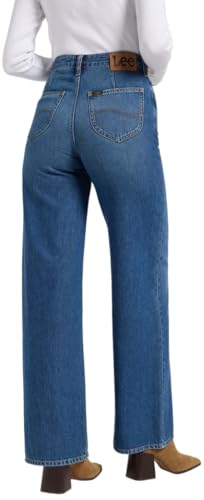 Lee Stella Wide Leg Jean Ink Pool Size 27X33 - 2