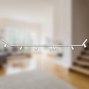 Briloner Schienensystem Komplettset 6x GU10 Spots Weiß