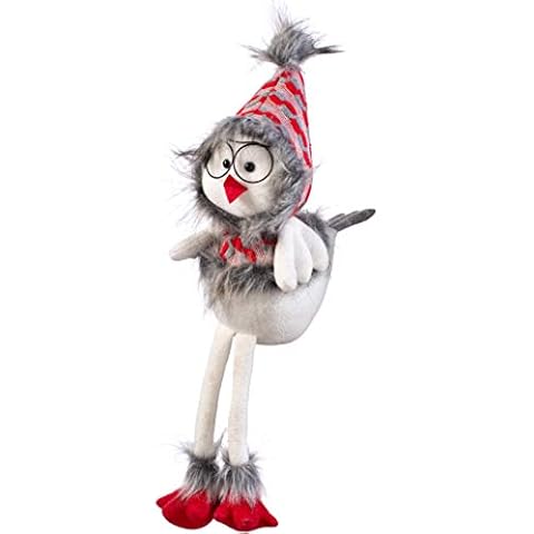 WeRChristmas 42cm Sitting Christmas Bird Figurine Cover
