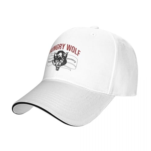 Casquette baseball Hungry Wolf Apparel Downet Design Minimalist pour console de jeu arcade