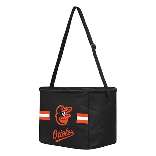 Image of FOCO MLB Officially Licensed Primary Logo Team Stripe 6 or 12 Pack Soft Insulated Game Day Baseball Lunch Tote Cooler