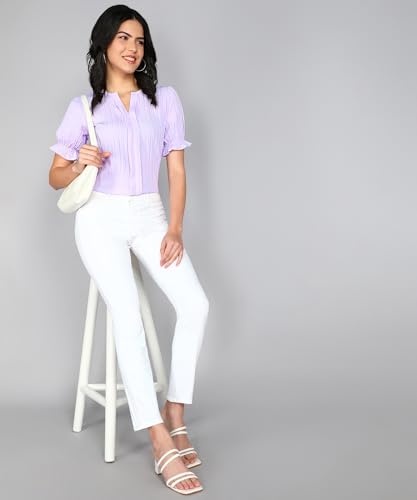 Image of Stylistico Summer Puff Half Sleeve Formal Top for Office wear Women Short Tops for Party Stylish Western Top Casual top for Womens Tops for Jeans