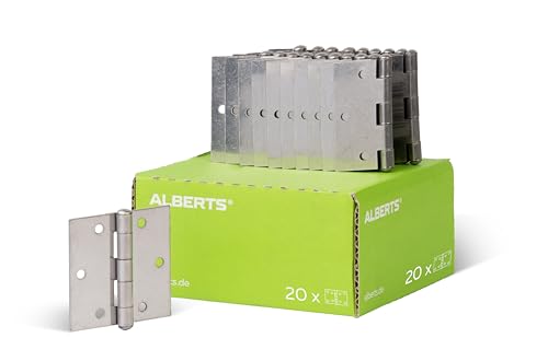 Hinge Rectangular 60 x 60 mm / 20 STK. Material: Edelstahl, Stainless Steel